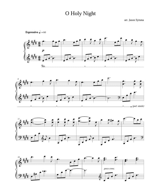 "O Holy Night" Sheet Music